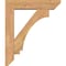 Ekena Millwork Imperial Slat Smooth Bracket w/ Offset Brace, Western Red Cedar, 5 1/2"W x 22"D x 26"H BKT0604X22X26IMP06SWR - alternate 3